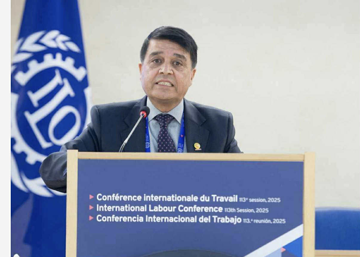 ११३ औं अन्तराष्ट्रिय श्रम सम्मेलनमा अध्यक्ष ढकालको सम्बोधन