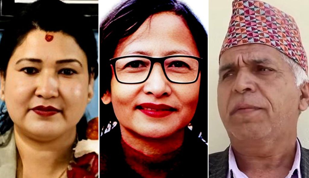 रोकियो बागमतीका नवनियुक्त मन्त्रीहरूको शपथ