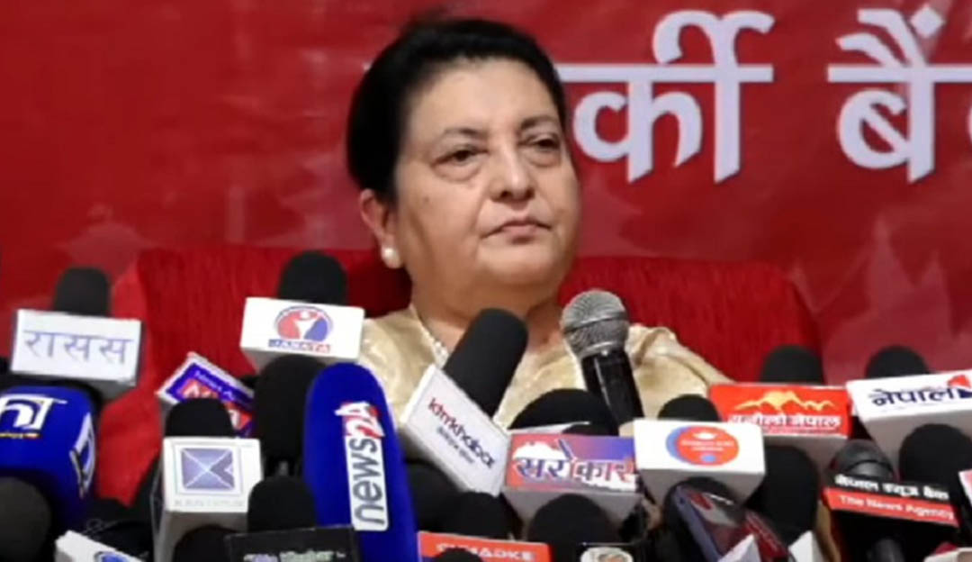 पूर्वराष्ट्रपति भण्डारीको स्पष्टोक्तिः “पार्टी सदस्यता विवादको विषय होइन, अधिकार कुण्ठित नगर्नुहोस्”