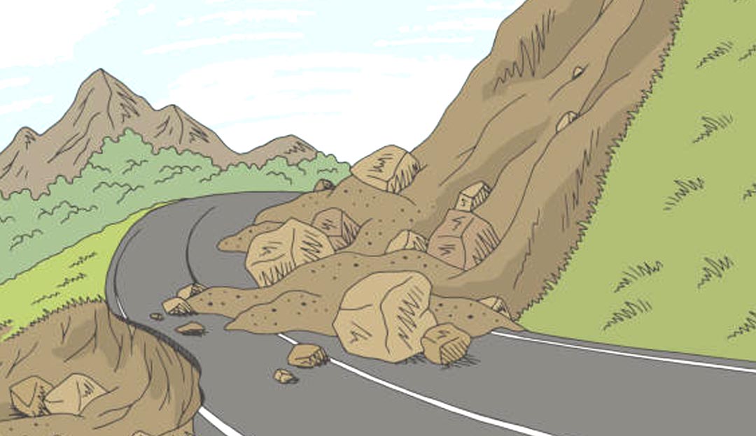 जुरेमा पहिरोले अवरुद्ध बनायो अरनिको राजमार्ग