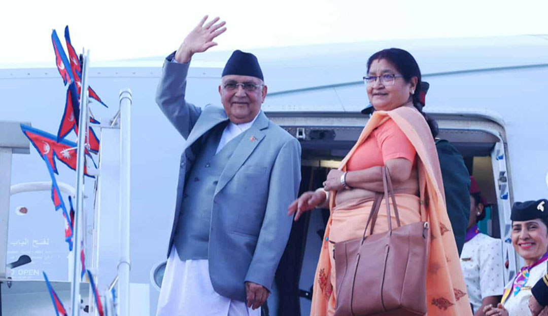 प्रधानमन्त्री ओली स्पेन भ्रमण सकेर स्वदेश फर्किए, सञ्चारकर्मीसँग संवाद नगरी सीधै बाहिरिए