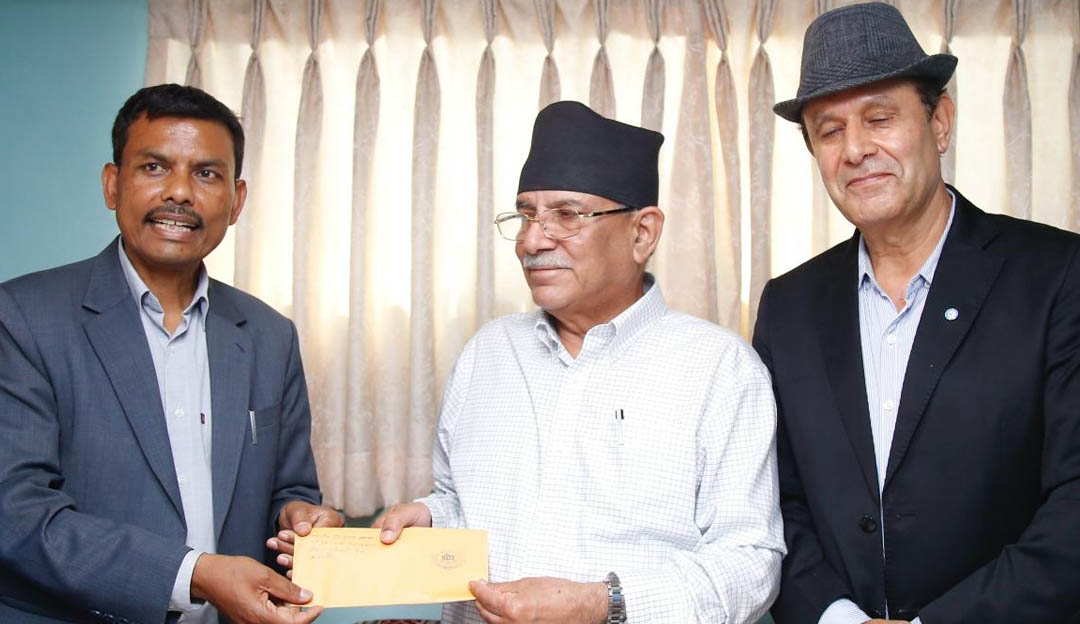 ‘निर्वाचन सुधार र संविधान संशोधनमा हाम्रो स्पष्ट अडान छ, जरुरी परे सडकमा उत्रिन्छौँ’ —प्रचण्ड