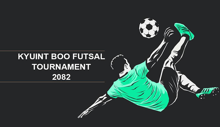 ‘क्युँञित बू फुटसल कप २०८२’ साउन ३१ गते हुने