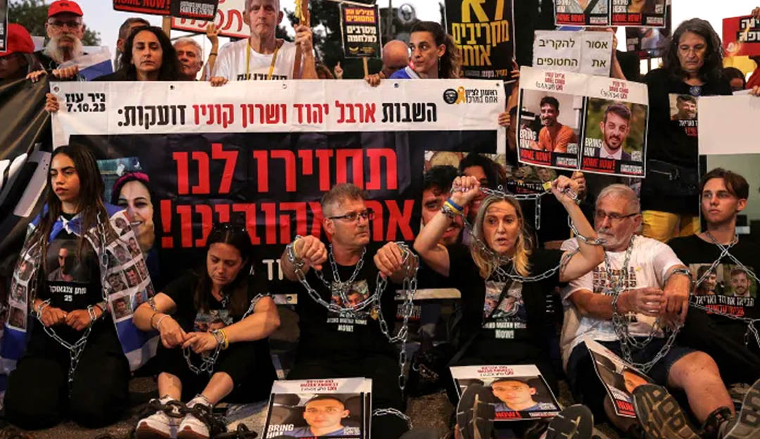 गाजा कब्जा योजनाविरुद्ध इजरायलभर आन्दोलन तीव्र