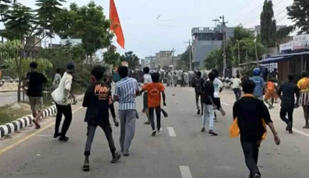 जनकपुरमा हिन्दु समुदाय र प्रहरीबीच झडप, स्थिति नियन्त्रणमा