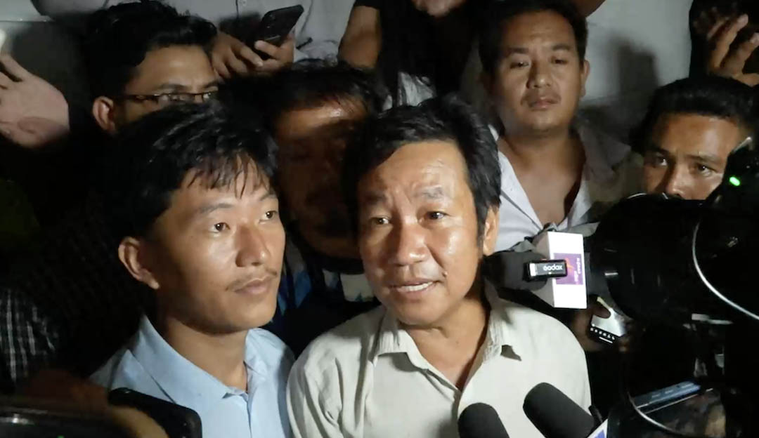 प्रधानसेनापतिसँग भेट गर्न काठमाडौं आइपुगे मेयर साम्पाङ, अन्तरिम सरकारबारे छलफल