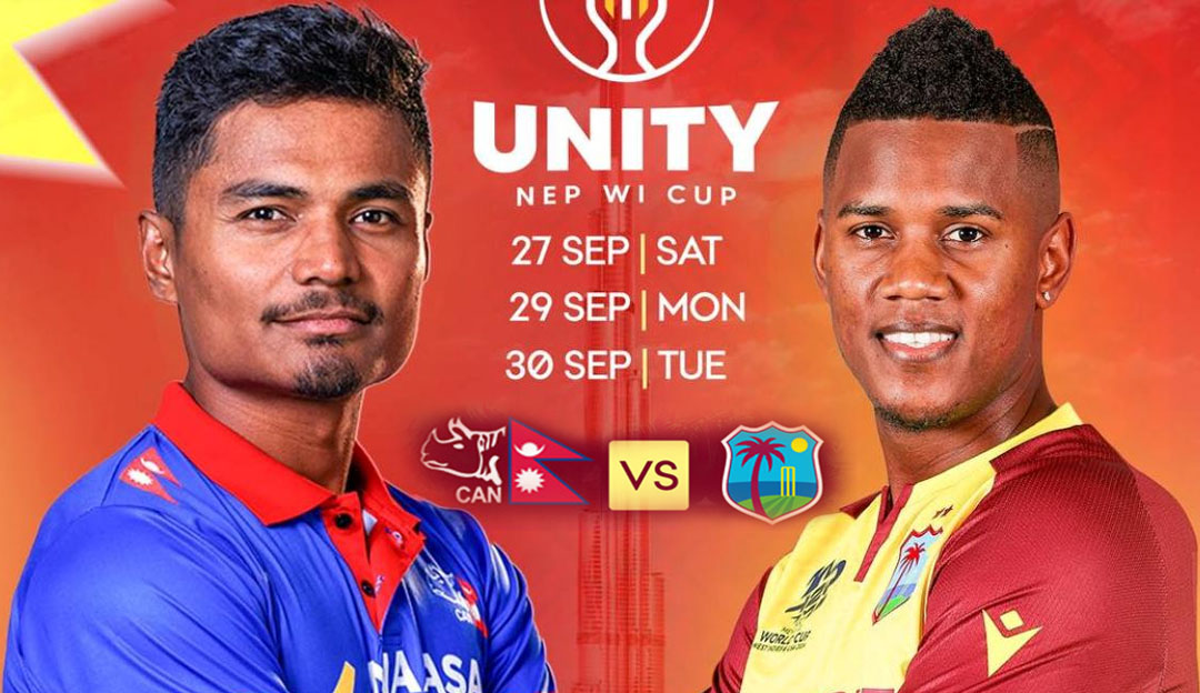 वेस्ट इन्डिजविरुद्ध दोस्रो टी–२० खेलमा नेपाल आज मैदानमा, ऐतिहासिक सिरिज जितको अवसर
