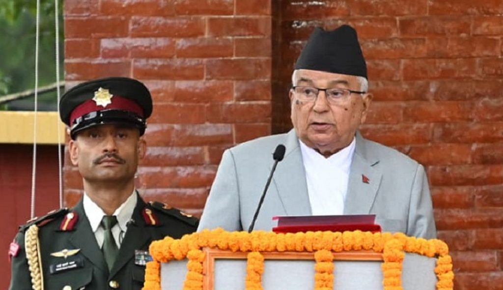 राष्ट्रपति पौडेलको आह्वान : ६ महिनाभित्र प्रतिनिधिसभा निर्वाचन सम्पन्न गरौँ