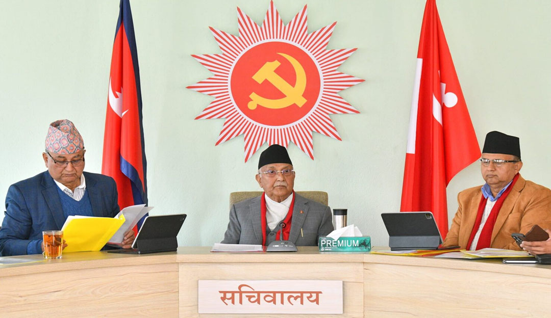 एमाले सचिवालय बैठक आइतबार ओली निवासमा, ‘जेनजी’ प्रदर्शनपछि पहिलोपटक बस्दै