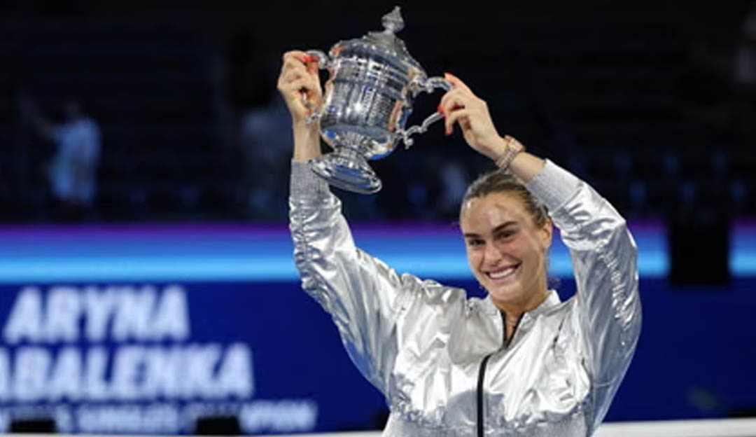 यूएस ओपनः साबालेन्काको दुर्लभ दोहोरो उपाधि, एनिसिमोभा पराजित