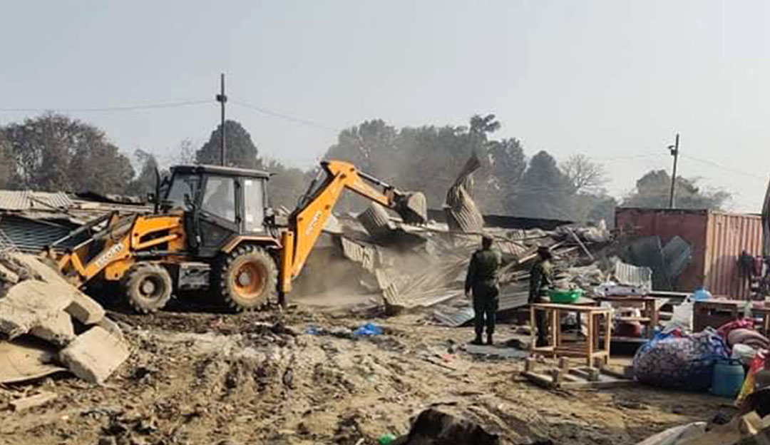 काठमाडौंमा अतिक्रमणविरुद्ध कडाइ, संरचना हटाउन ७ दिनको समयसीमा