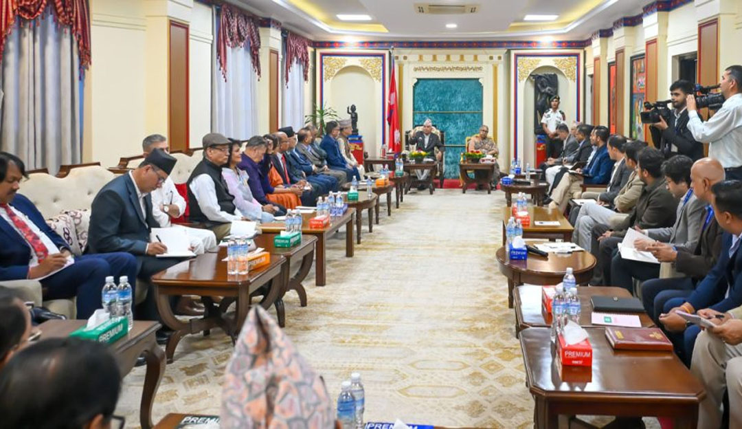 राष्ट्रपति पौडेलको आग्रह : लोकतन्त्रको रक्षाका लागि निर्वाचन नै एक मात्र विकल्प