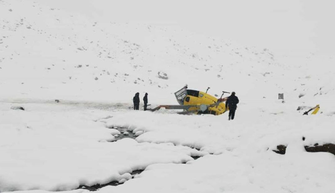 लोबुचेमा अल्टिच्युडको हेलिकप्टर दुर्घटना, पाइलट सकुशल