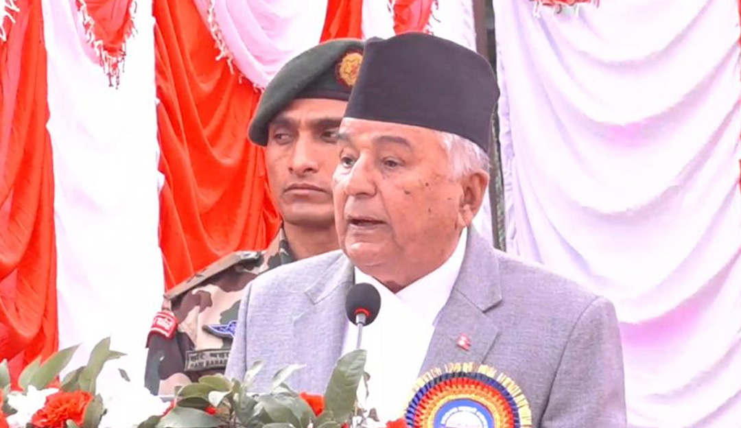 देशलाई संकटबाट जोगाउन निर्वाचन अपरिहार्य :राष्ट्रपति पौडेल