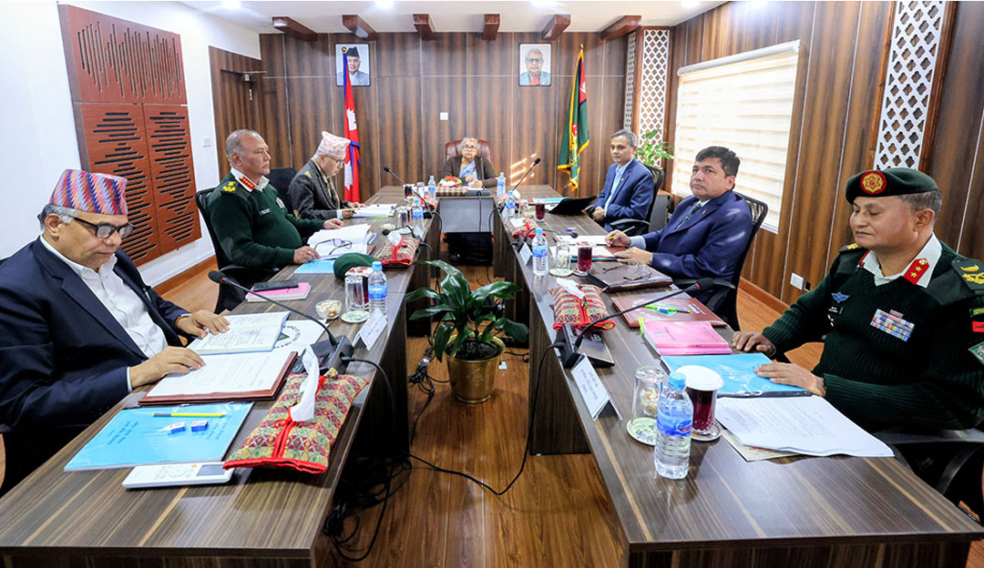 राष्ट्रिय सुरक्षा परिषद्को निर्णय: प्रतिनिधिसभा निर्वाचनमा सेना परिचालन सिफारिस