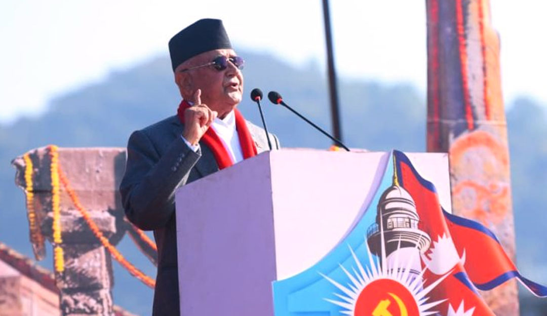 हिंसा र युद्धको माध्यमबाट आएका परिवर्तन अस्वीकार्य : ओली